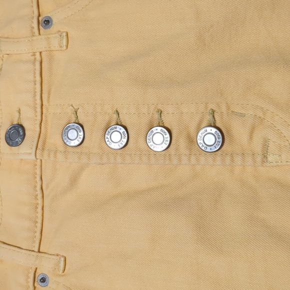 Gap yellow denim skirt size 6 28 T - Picture 9 of 11